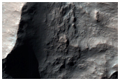Western Portion of Martz Crater Central Peak