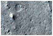 Rocky Deposit on Crater Floor