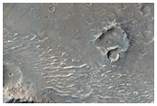 Ridges Bounded by Troughs or Scarps in Southern Utopia Planitia