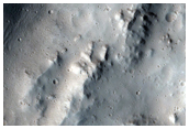 Western Half of Fresh Crater on Alba Patera