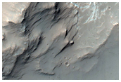 Light-Toned Deposit in Sirenum Fossae Crater