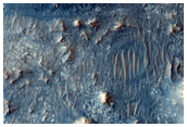 Central Peak of Unnamed Crater near Kasei Valles