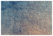 Polar Crater with Summer Ice
