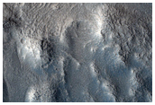 Central Peak of Northern Plains Crater