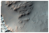 East Rim of Well-Preserved Crater on Rim of Larger Crater