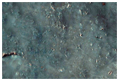 Aeolian Landforms in MOC Image M03-07414 in Arnus Vallis