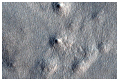 Knobby Terrain Southeast of Milankovic Crater