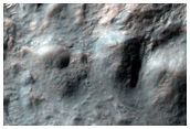 Central Uplift of Impact Crater in Tyrrhena Terra