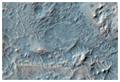 Blocky Flow with Light-Toned Outcrops in Noctis Region