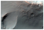 Central Peaks of Two Impact Craters