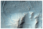Well-Preserved Impact Crater with Ridges