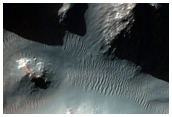 Holden Crater Rim Southwest of Possible MSL Rover Landing Site