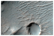 Central Structure of an Impact Crater in Terra Sabaea