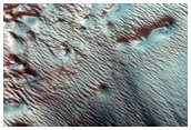 Lineations in Harmakhis Vallis