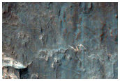 Layers and Eroded Alcoves in Terby Crater