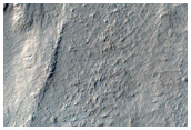 Laminar Flow in Ejecta Layer North of Tooting Crater