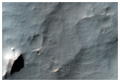 Flow Features West of Bond Crater