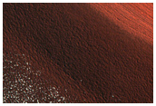Basal Scarp Exposing Polar Layered Deposits