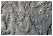 Flow-Like Mound in Equatorial Crater