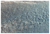 Gullied Wall of Impact Crater