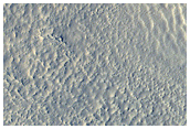 Crater with Fading Ice