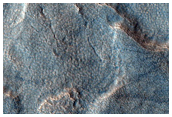 Crater Ejecta Lower Than Plains