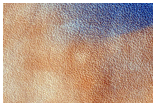 Polar Crater with Summer Ice