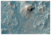 Sand Deposits on Floor of Dawes Crater