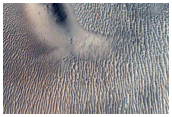 Layers Exposed in Crater near Mawrth Vallis