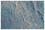 Polar Crater with Summer Ice