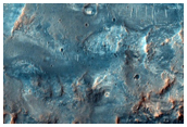 Contact between Platy-Ridged Floor and Wall of Kasei Valles