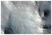 Northern Plains Crater with Summer Ice