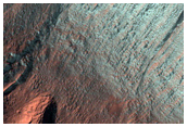 Gullied Crater Wall
