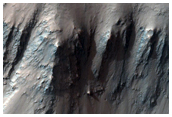Small Cut Crater in Capri Chasma