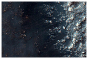 Flow Feature Associated with Fissure in Syria Planum
