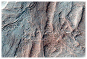 Crater Central Peak and Alluvial Fan