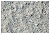 Layered Terrain West of Nicholson Crater