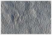 Possible Ice Exposure in Fresh Impact Crater