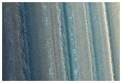 Exposure of North Polar Layered Deposits