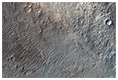 Depression at Head of Mawrth Vallis