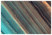 Exposure of North Polar Layered Deposits