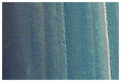 North Polar Layered Deposits at Trough Termination
