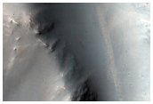 Relatively Fresh Crater Cut by Erosion