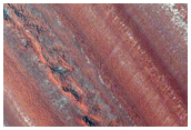 Exposure of North Polar Layered Deposits