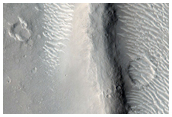 Arcuate Ridge and Remnant Mesa in Isidis Region