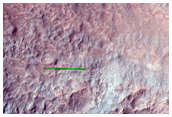 Southern Hemisphere Crater with Possible Phyllosilicates
