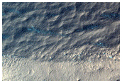 Glacial Cirque-Like Feature near Hellas Planitia