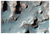 Well-Exposed Layered Bedrock on Crater Floor
