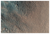 Central Peak of Northern Plains Crater