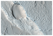 A Graben Cutting Lava Flow in Tharsis